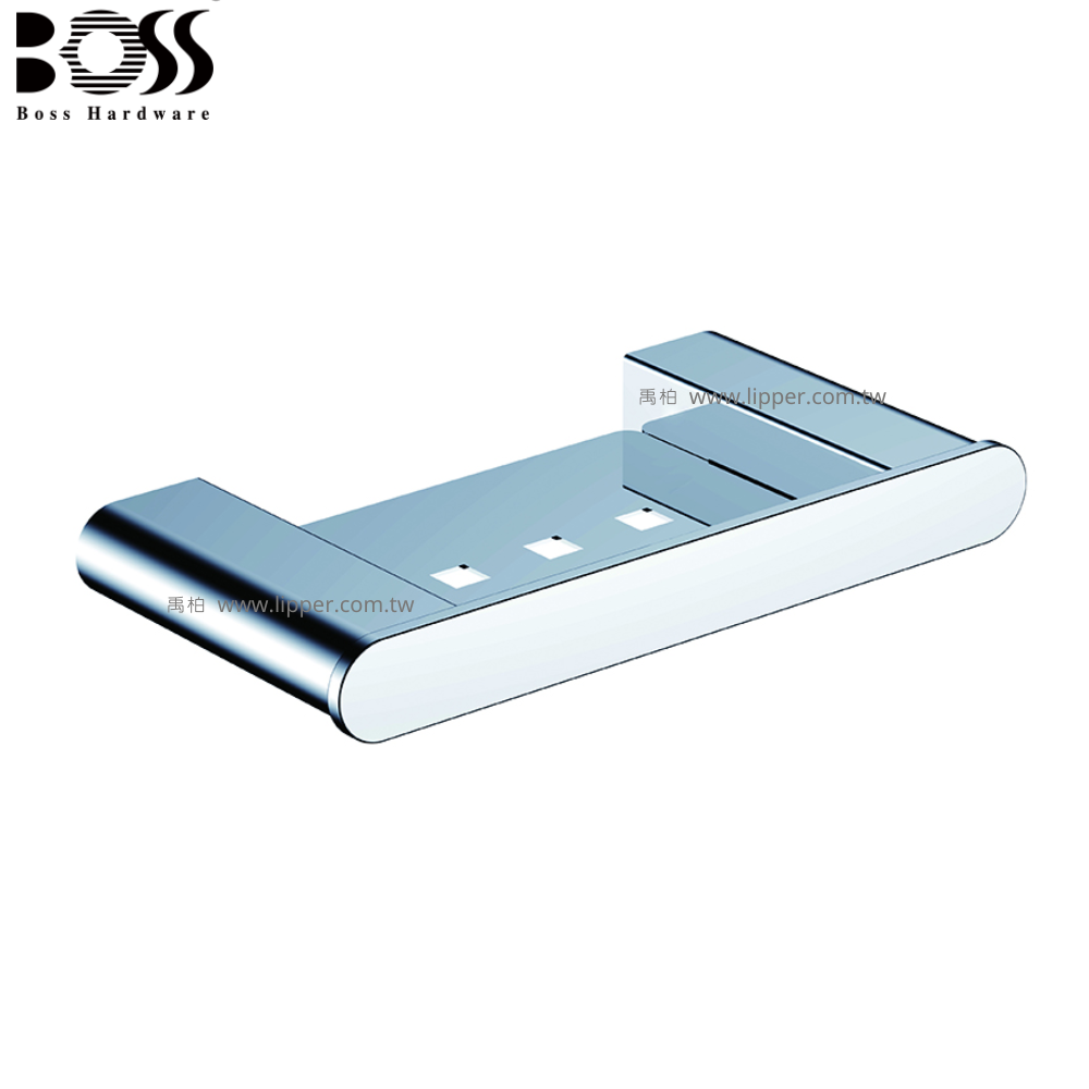 BOSS 銅肥皂架(304不鏽鋼平台) 18cm D-16014