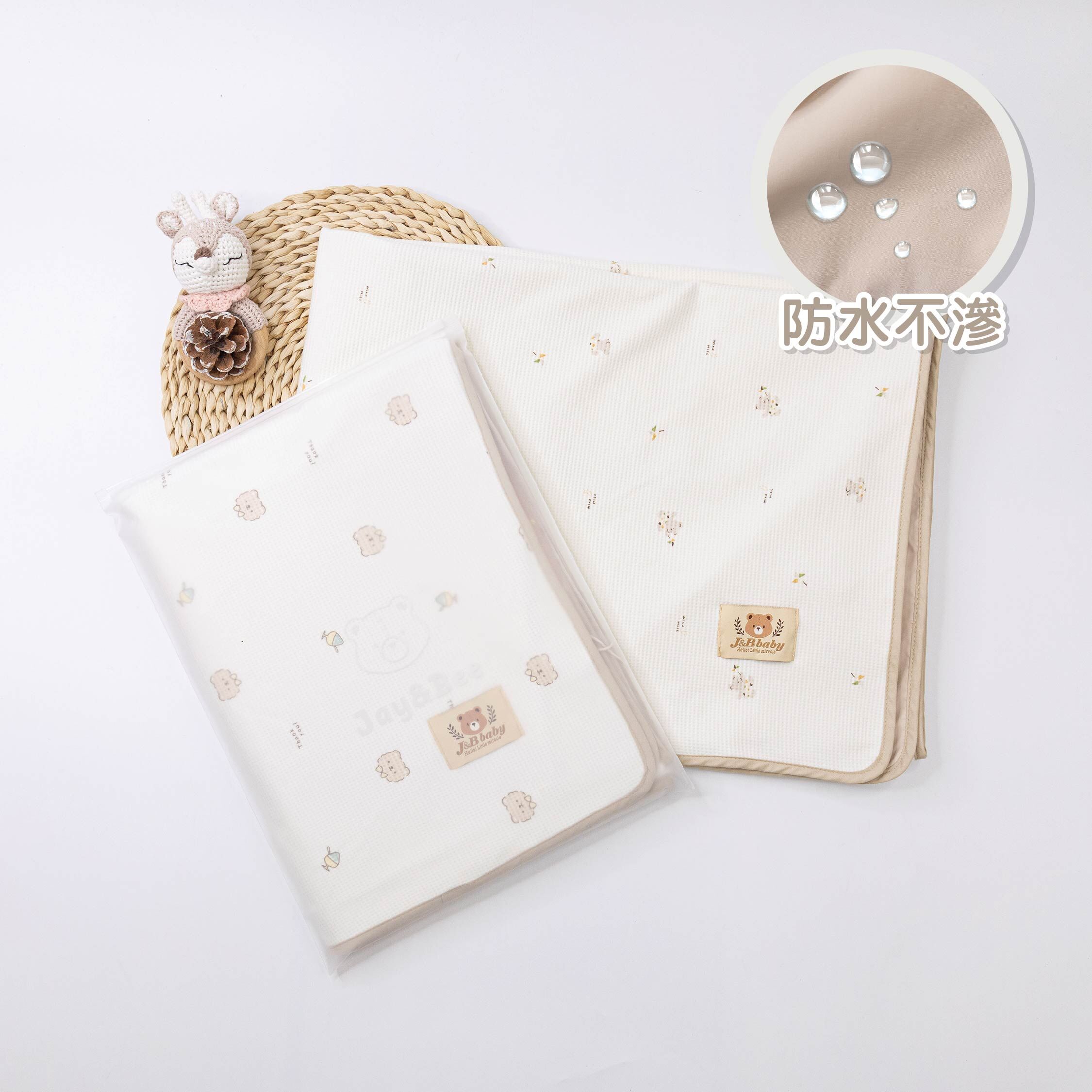 【JB0509】MIT華夫格手繪防水隔尿墊/床墊＊兩款