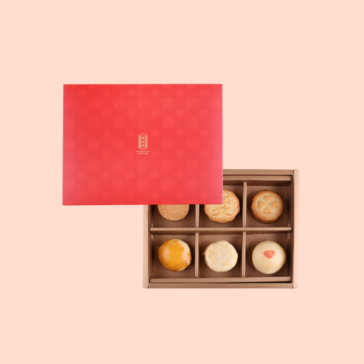 喜餅6入品鑑試吃 (奶蛋素)｜舊振南