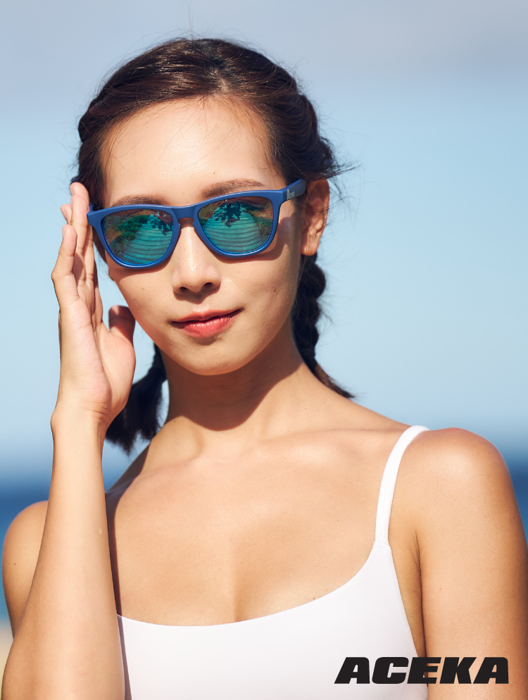 T-Rex 冰藍海波浮水太陽眼鏡