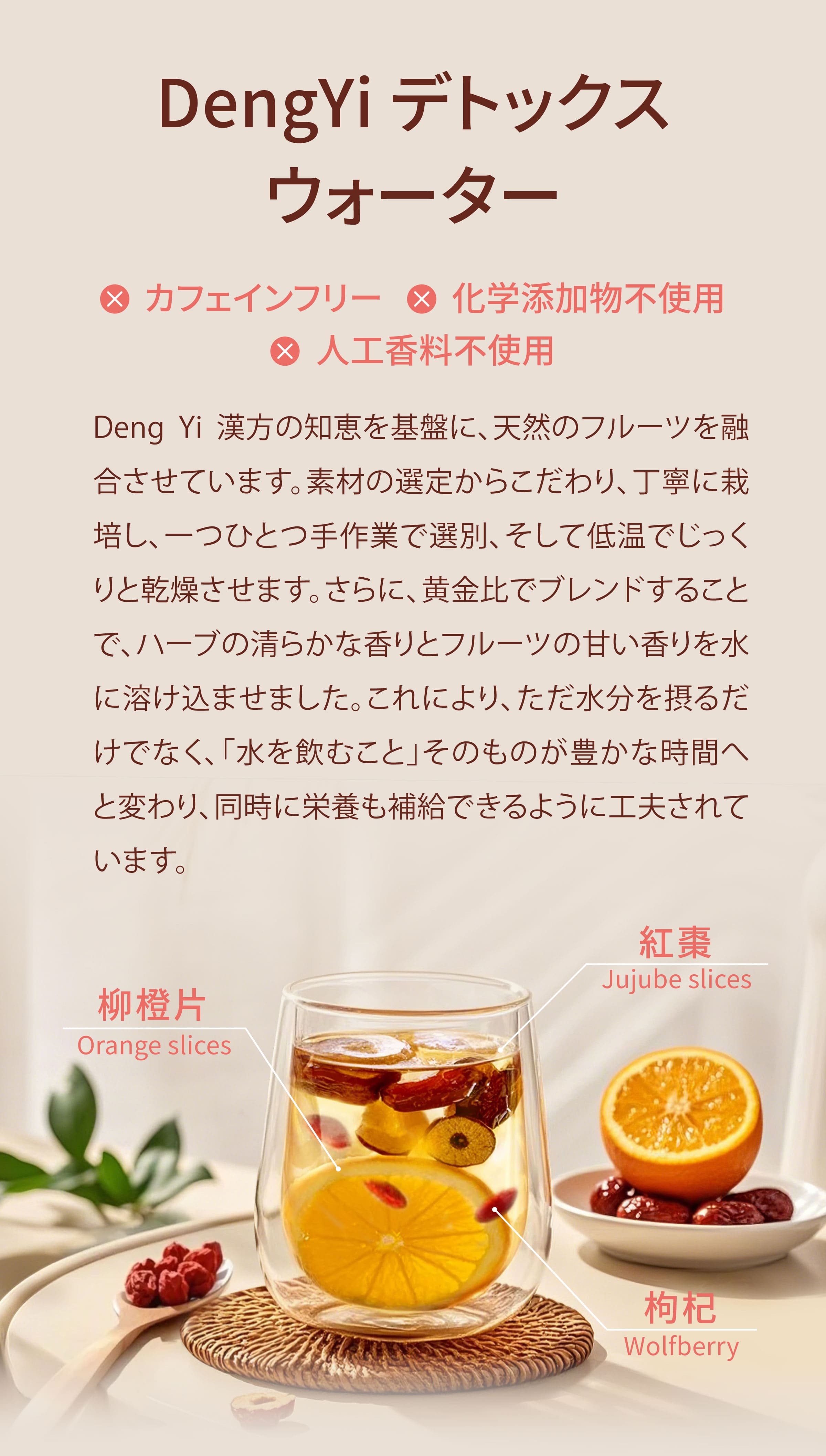 Dengyi デトックスウォーターの紹介