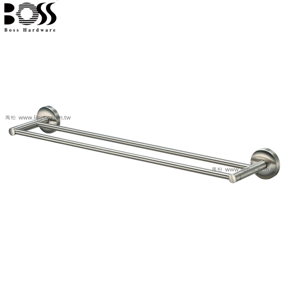 BOSS 不銹鋼雙桿毛巾架 60cm D-3608