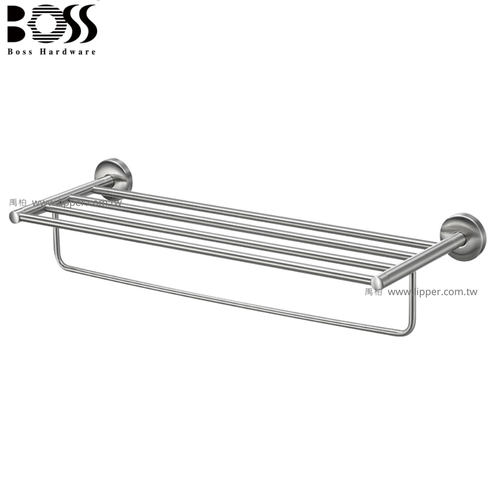 BOSS 銅雙層毛巾架 60cm D-3620
