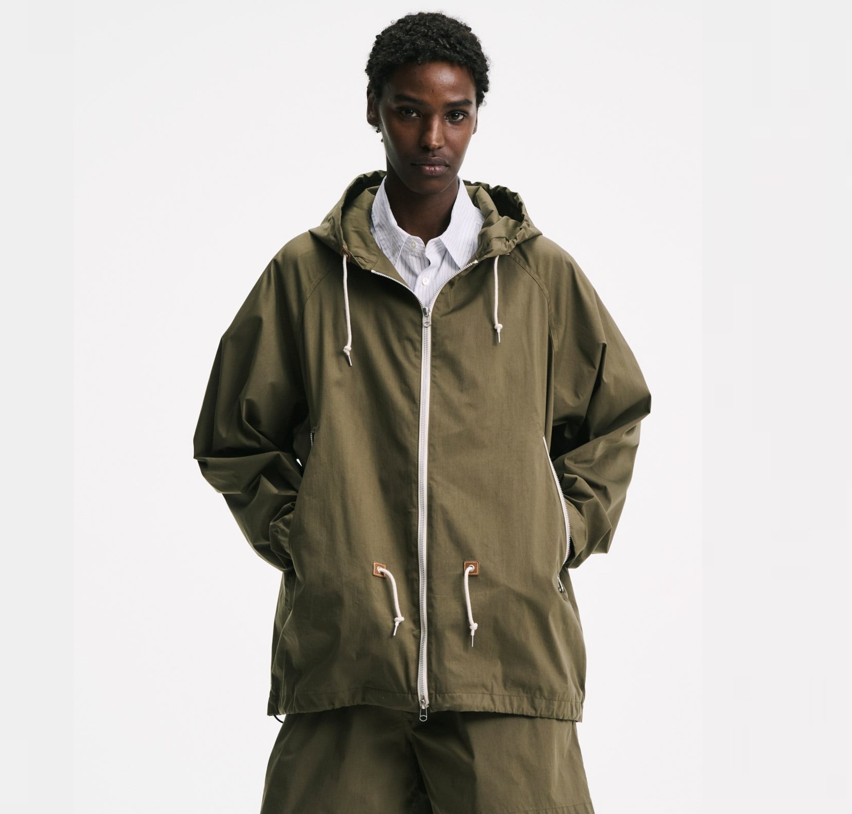 SOPH LIGHT POPLIN ZIP-UP HOODIE - PRE ORDER ITEM (預訂中)