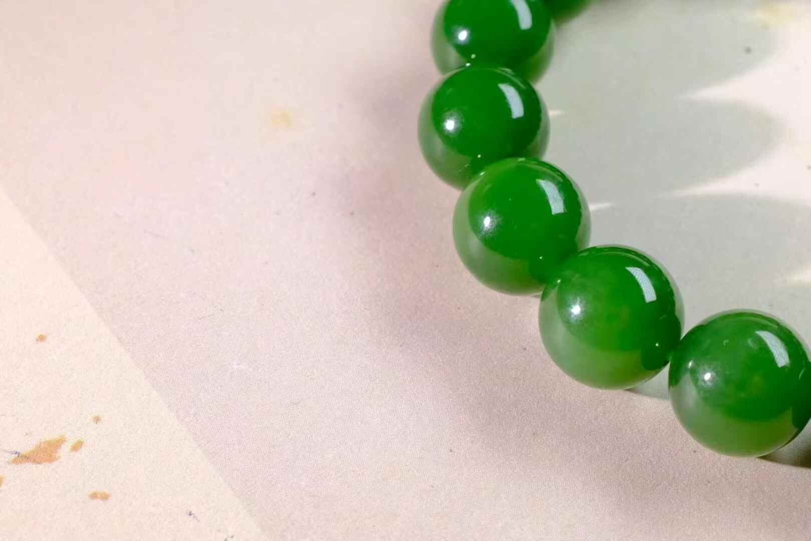 719739 和田玉碧玉手串 (12mm直徑)