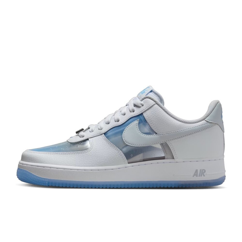 Nike Air Force 1 Low White and University Blue 白藍 透明鞋面 休閒鞋 IB5724-100
