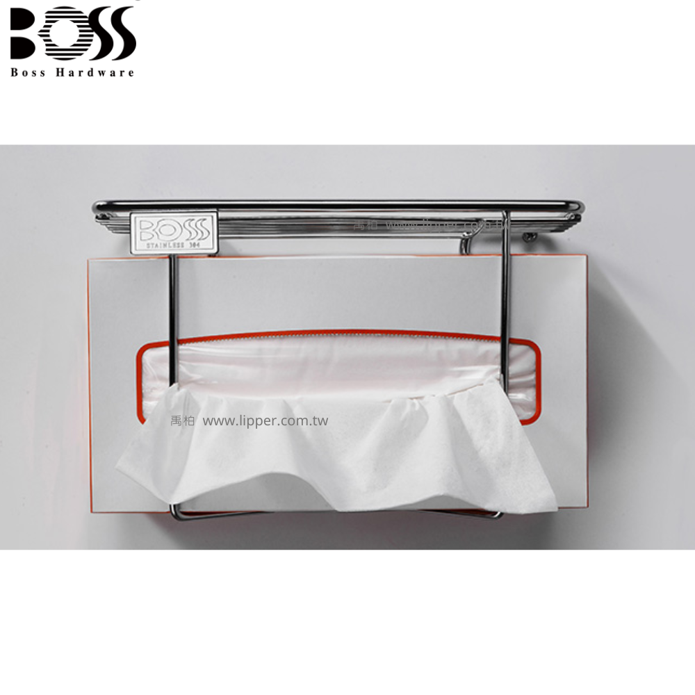 BOSS 不鏽鋼衛生紙置物架 多用平台 600-80