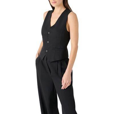 [USW] STEVE MADDEN BLACK WOMEN'S VEST, DO21866W-BLACK (UZZ923)