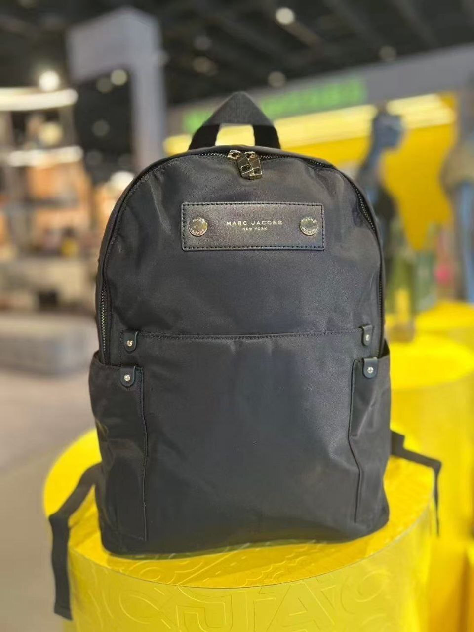 [U] MJ BLACK M0012907-001 PREPPY NYLON BACKPACK, 191267164762 (UMJ475)