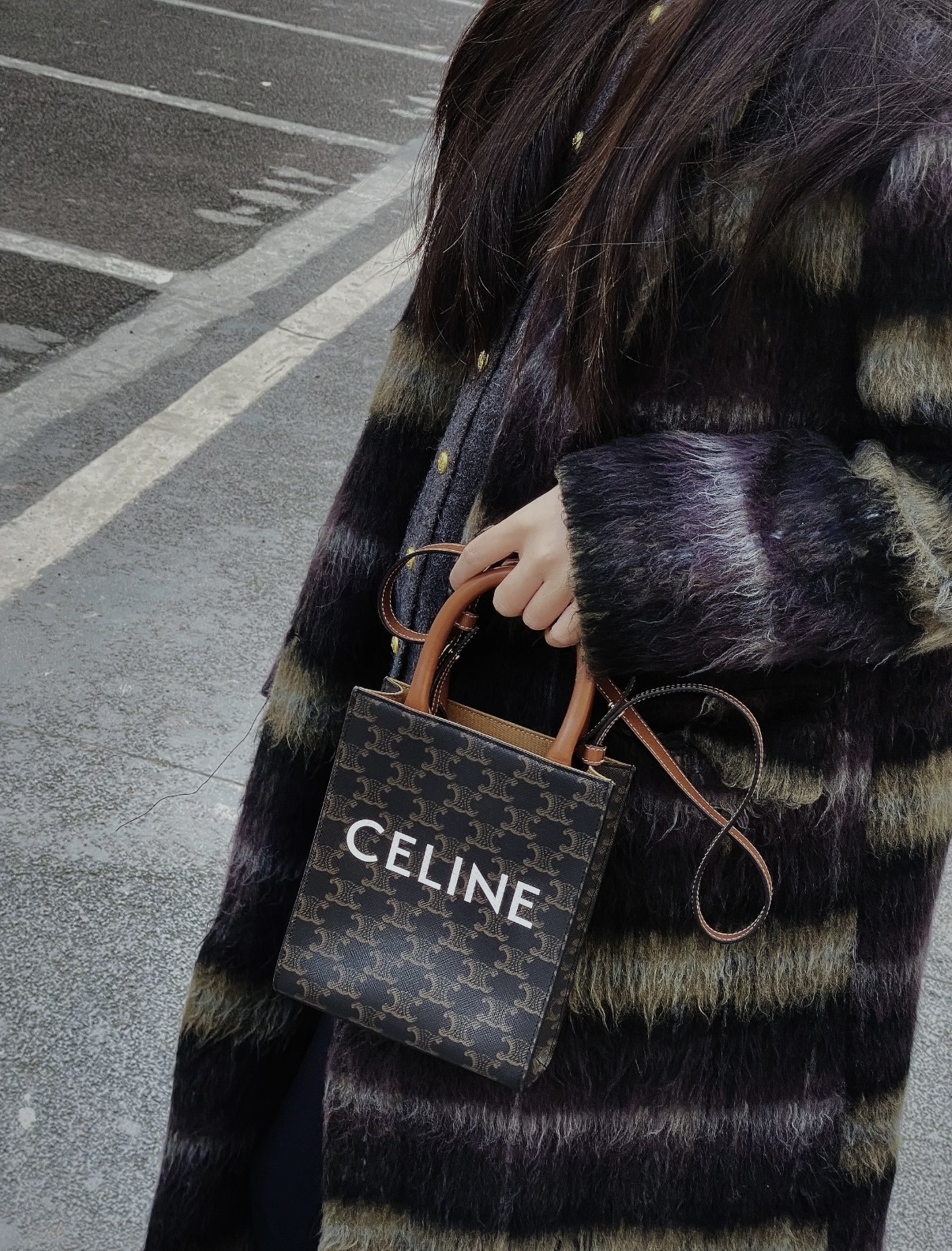 Celine Mini tote Cabas 標誌印花手袋