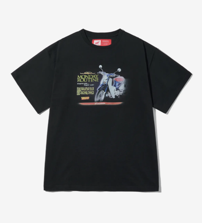 HONDA 本田 / Super Cub Short Sleeve Black /  HFM1SS319ABK /  AUG25