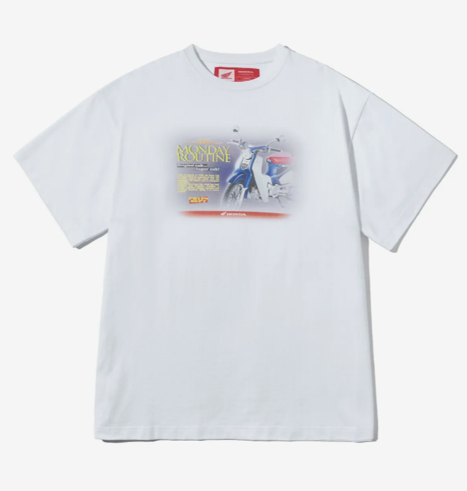 HONDA 本田 / Super Cub Short Sleeve White /  HFM1SS319AWH /  AUG25