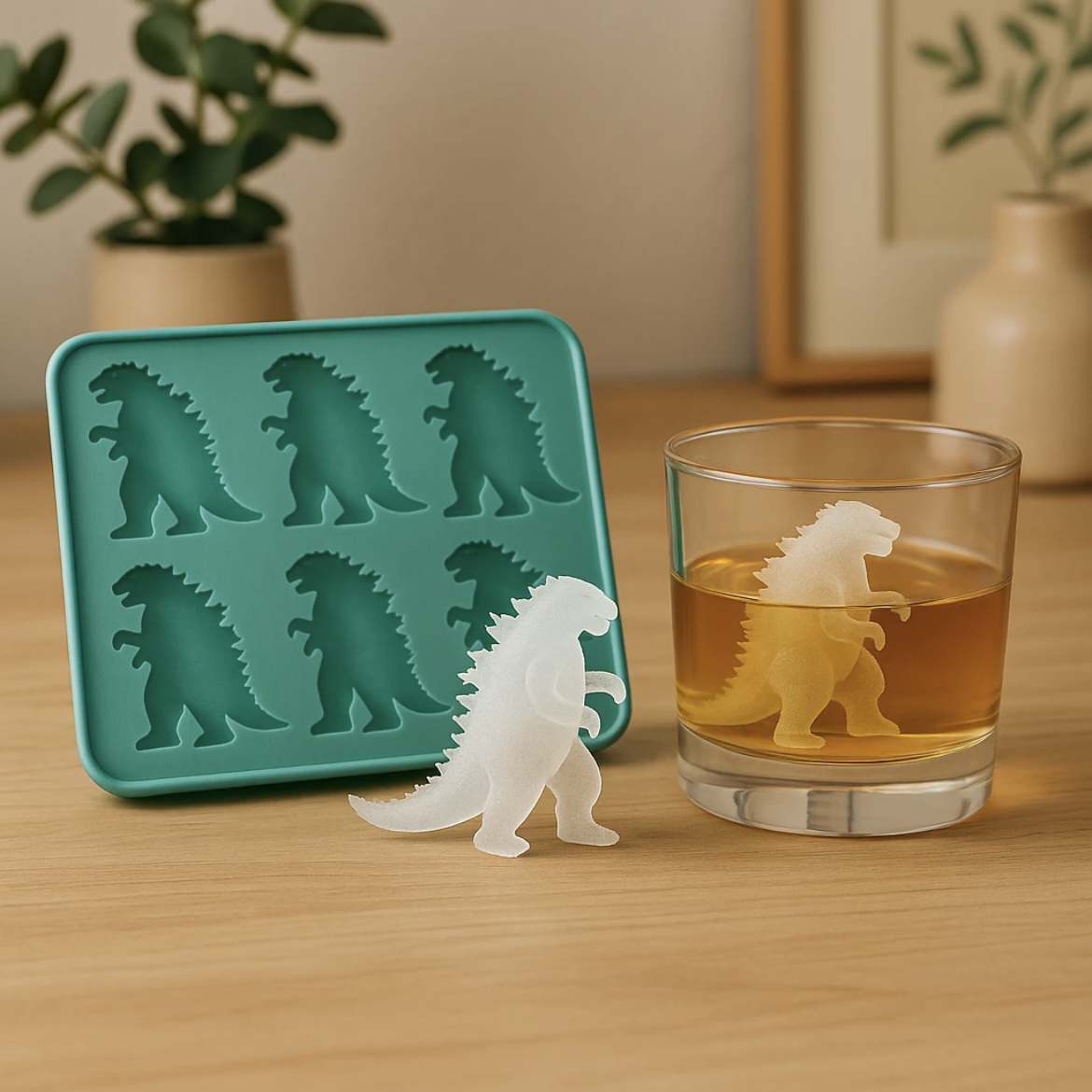 哥吉拉造型製冰盒 冰塊盒 製冰器 模具 造型冰塊