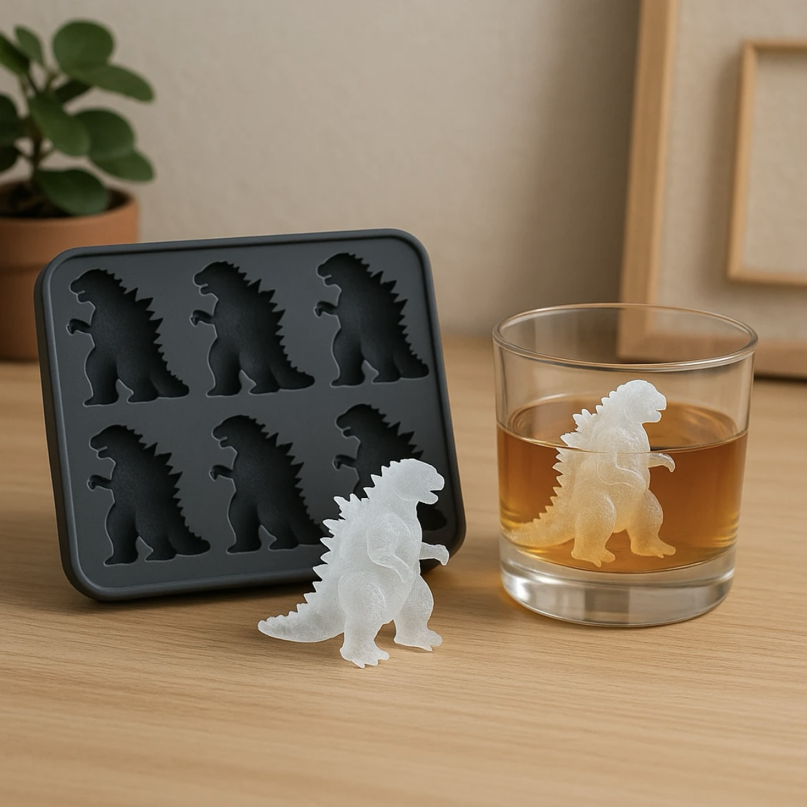 哥吉拉造型製冰盒 冰塊盒 製冰器 模具 造型冰塊