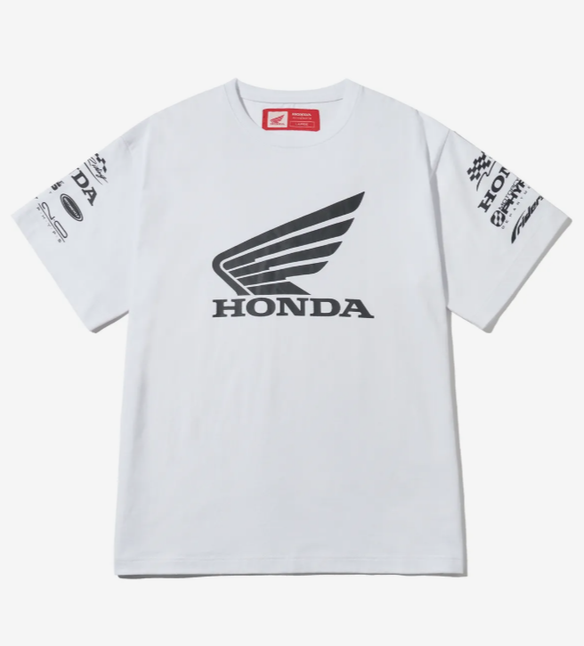 HONDA 本田 /  Wing Collect Logo Short Sleeve White / HFM1SS320AWH /  AUG25