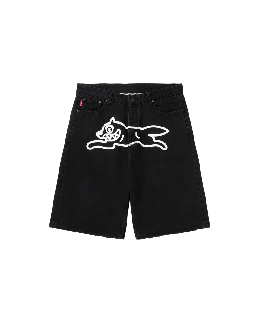 BIG BLACK JEAN SHORTS (VANILLA FIT)
