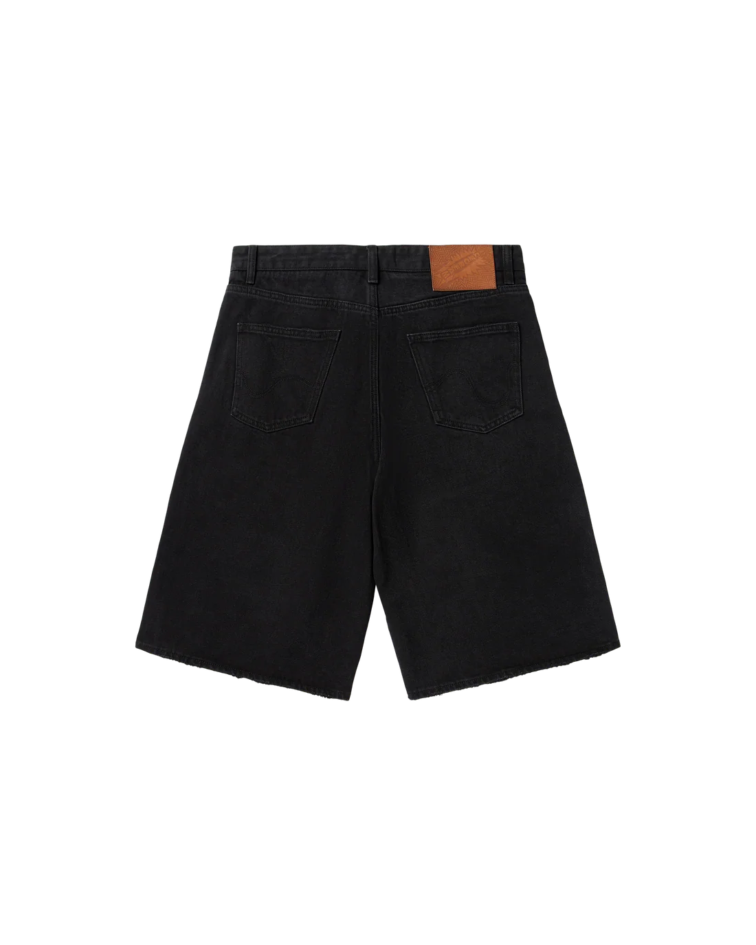BIG BLACK JEAN SHORTS (VANILLA FIT)