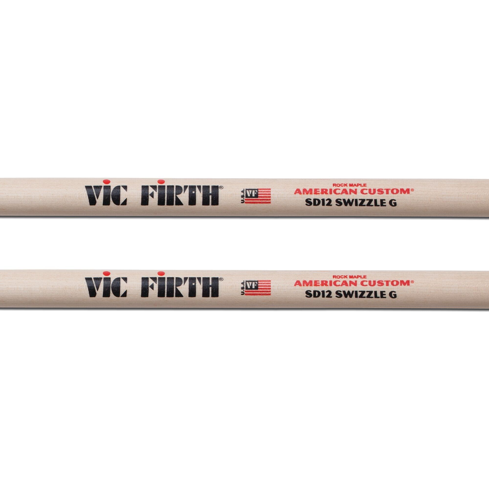 VIC VIC FIRTH SD12 Swizzle General 楓木鼓棒+銅鈸棉槌 兩用鼓棒 第 3 張圖片｜三峽鼓 / 打擊