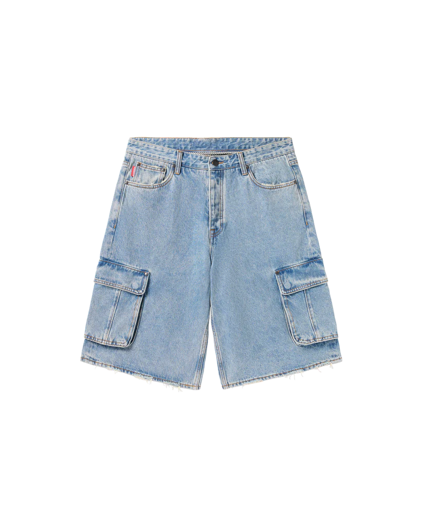 BARRELS JEAN SHORTS (VANILLA FIT)