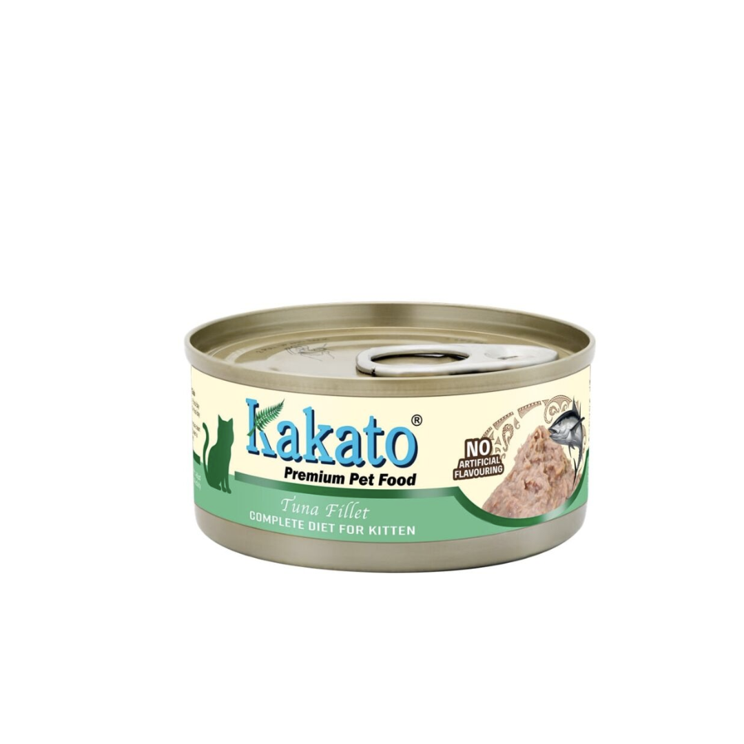 Kakato - 幼貓濕糧 - 全營養單一動物蛋白系列 - 吞拿魚 70g (24罐)