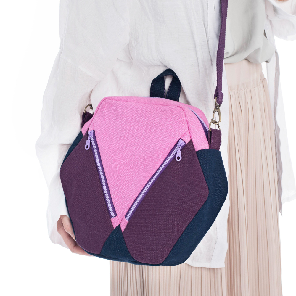 販售原尺寸【紙型】(六邊形帆布斜背包)