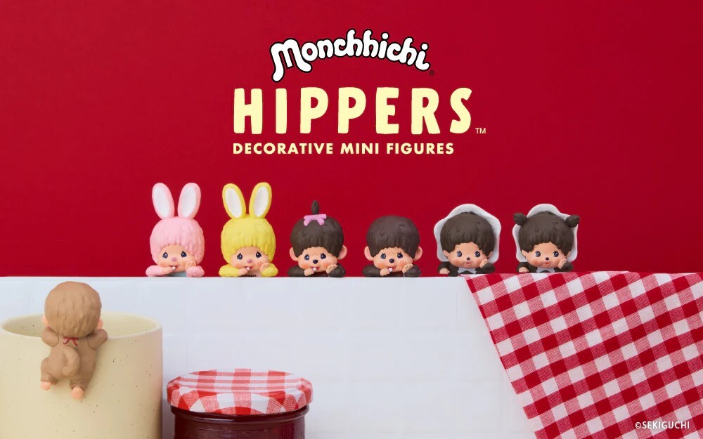 HIPPERS Monchhichi Decorative Mini Figures