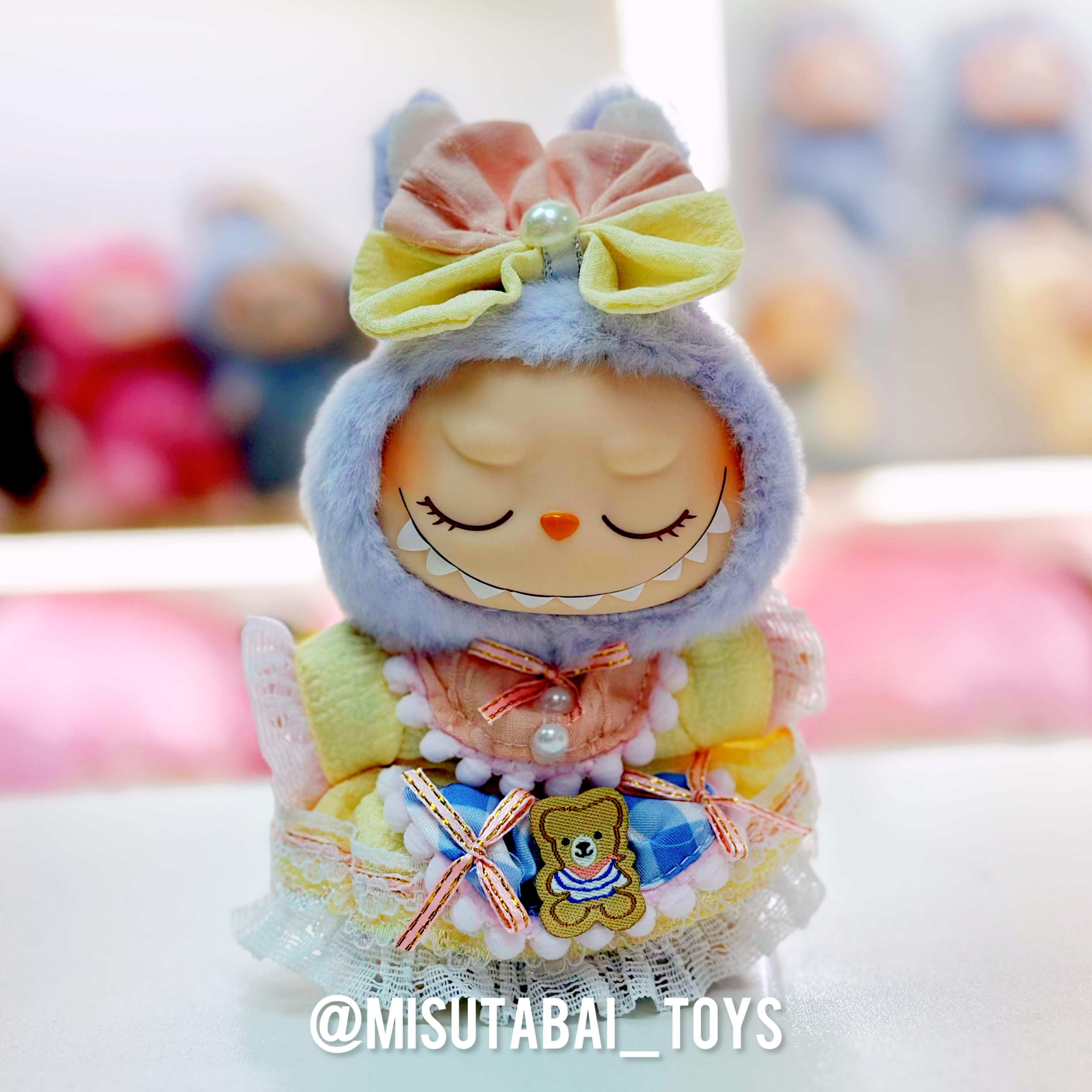 Doll Outfit Fashion F55 黃色蕾絲裙