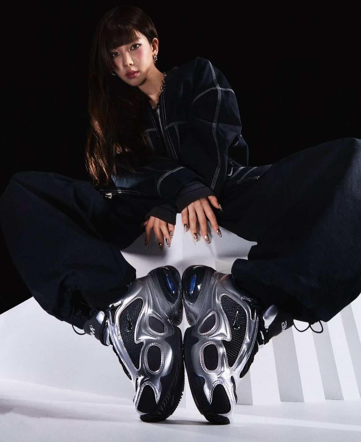 現貨┃KARINA同款 NIKE WMNS AIR MAX MUSE 黑銀 金屬