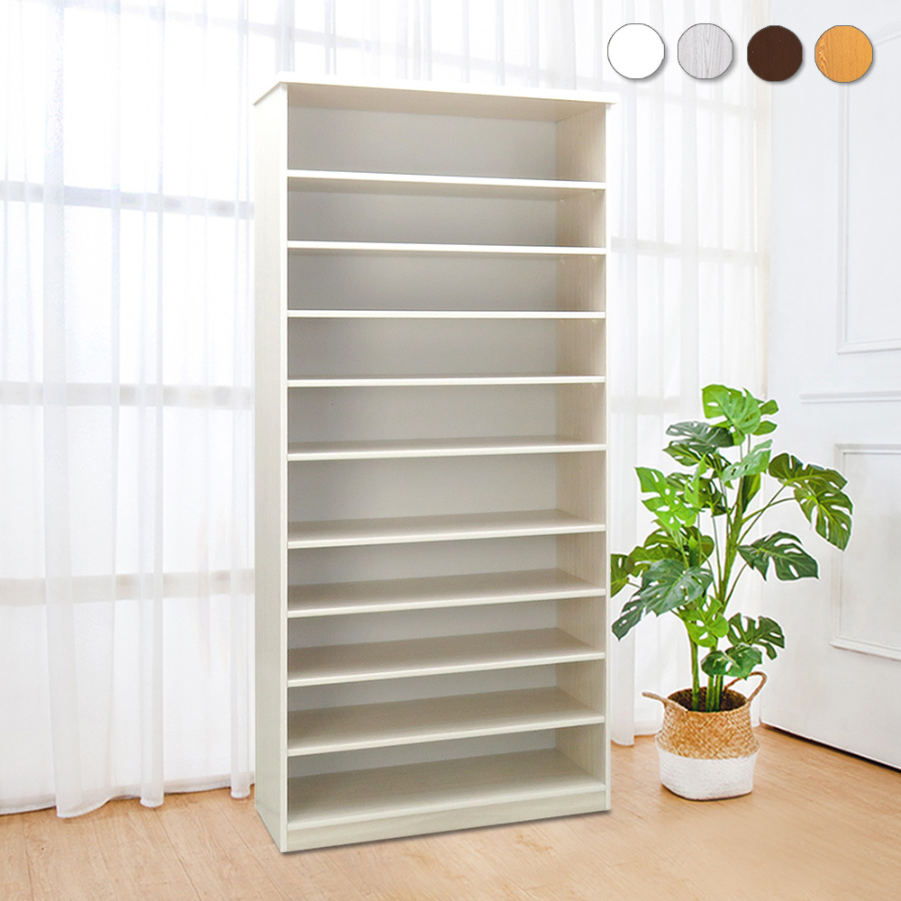 防潮防蛀 防水塑鋼2.8尺開放式高鞋櫃(四色可選)