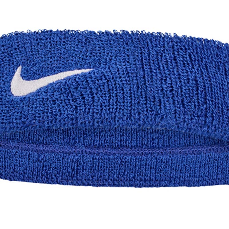 NIKE SWOOSH CLASSIC 運動 頭帶 藍色 N1012407400OS [台灣現貨]