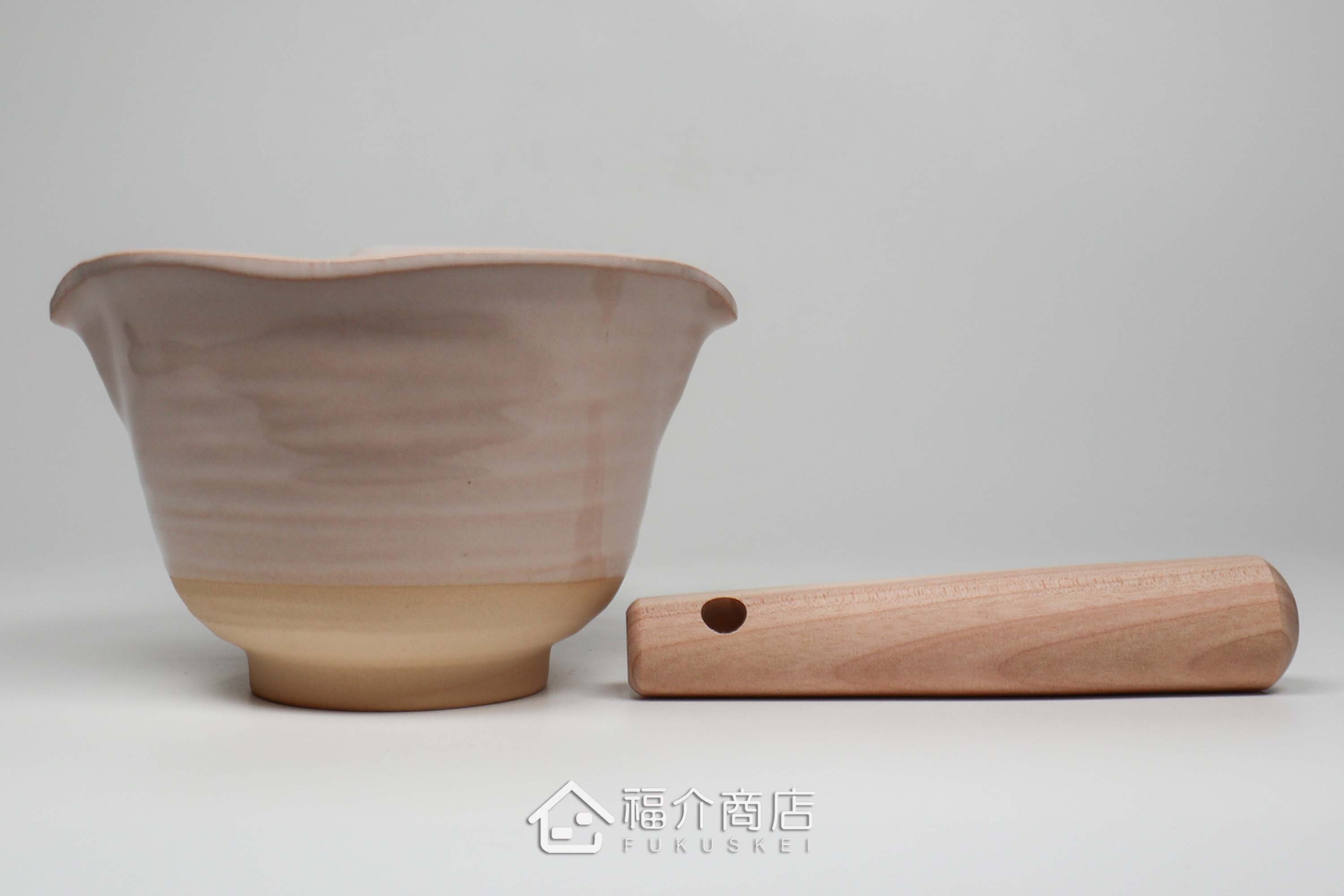 帶有手把和附木杵的多功能研磨缽