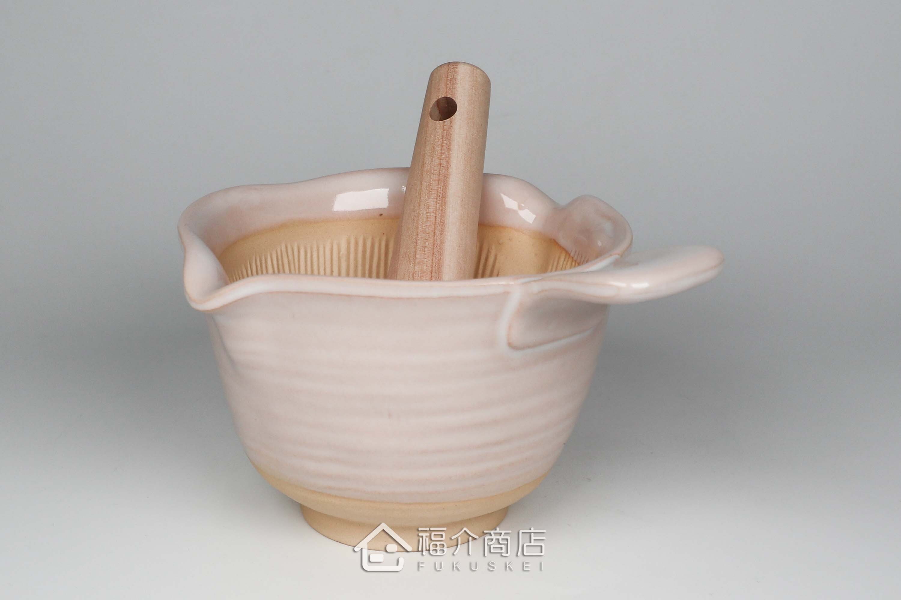 帶有手把和附木杵的多功能研磨缽