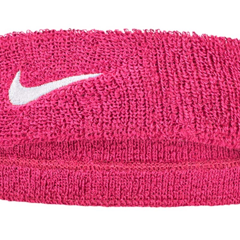 NIKE SWOOSH CLASSIC 運動 頭帶 桃紅色 N1012407639OS [台灣現貨]