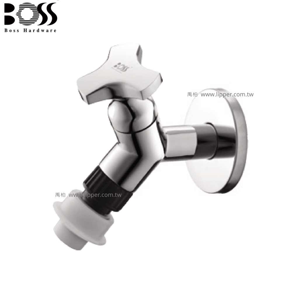 BOSS 海星長栓-洗衣機龍頭 (鉻色) D-710