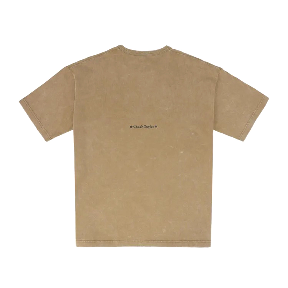 Converse Washed Tee Swamp Core 男款 咖啡色 復古 水洗 休閒 短袖 MCH624-342