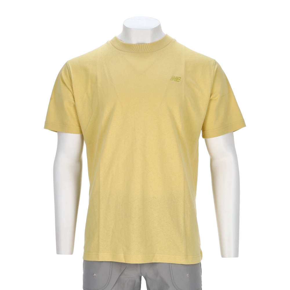 New Balance 男款 黃色 NB 美規 棉質 Logo T恤 運動 休閒 短袖 MT41533HAY