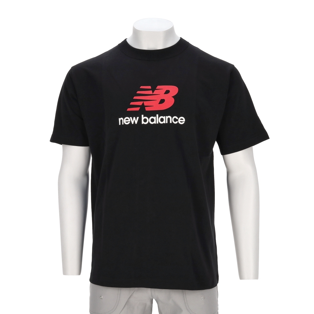 New Balance 男款 黑色 NB 美規 Logo T恤 運動 休閒 短袖 MT51500BK