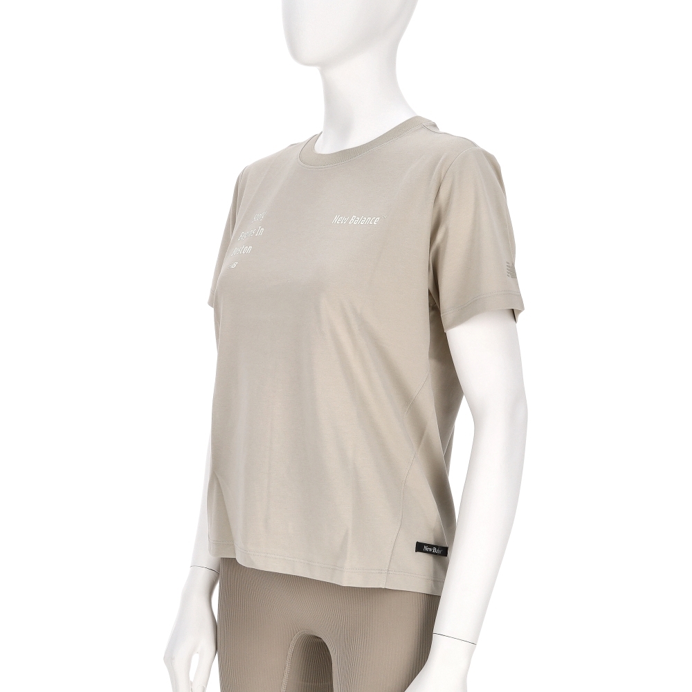 New Balance SDS 女款 卡其灰色 NB 涼感 上衣 休閒 百搭 短袖 NEF29772LGR