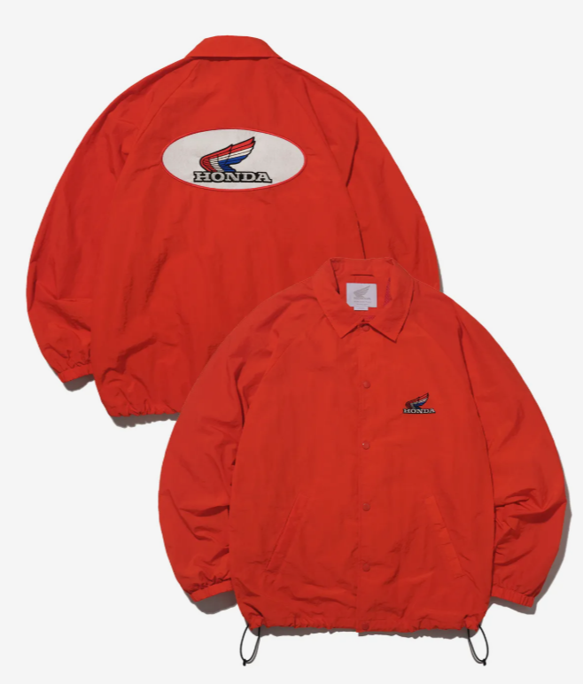 HONDA 本田 / Wing logo Coach Jacket_Red /  HFS1JK301DRD /  AUG25