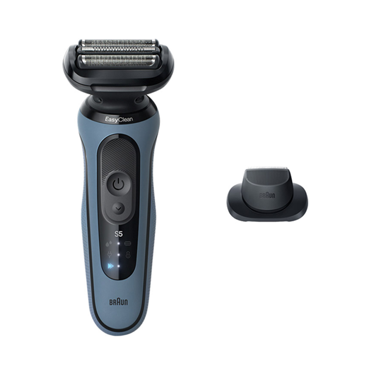 Braun 德國百靈 5系列 PRO 免拆快洗電鬍刀-藍色(52-A1200s)