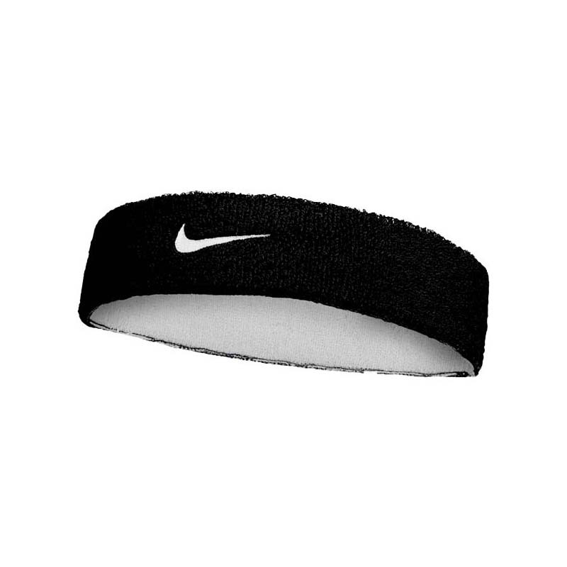 NIKE SWOOSH CLASSIC 運動 雙面頭帶 黑色白色 N1012412036OS [台灣現貨]