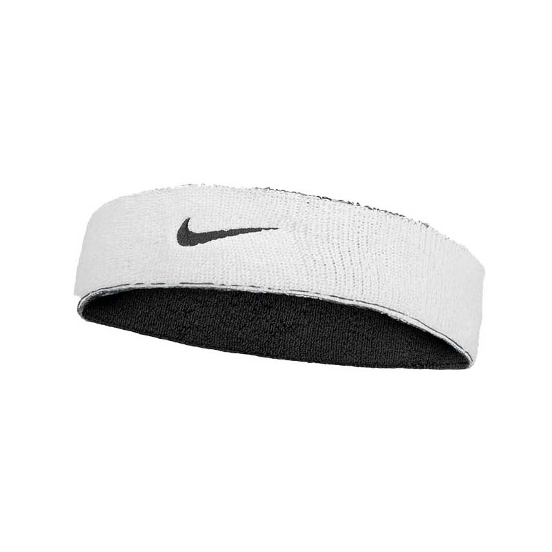 NIKE SWOOSH CLASSIC 運動 雙面頭帶 黑色白色 N1012412036OS [台灣現貨]