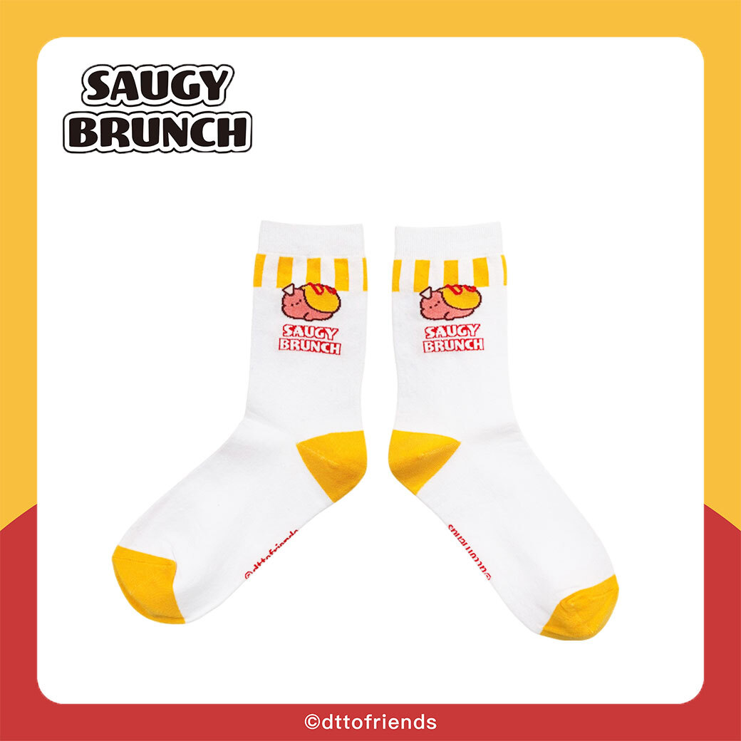 dtto friends-saugy brunch系列-襪子-蛋包飯