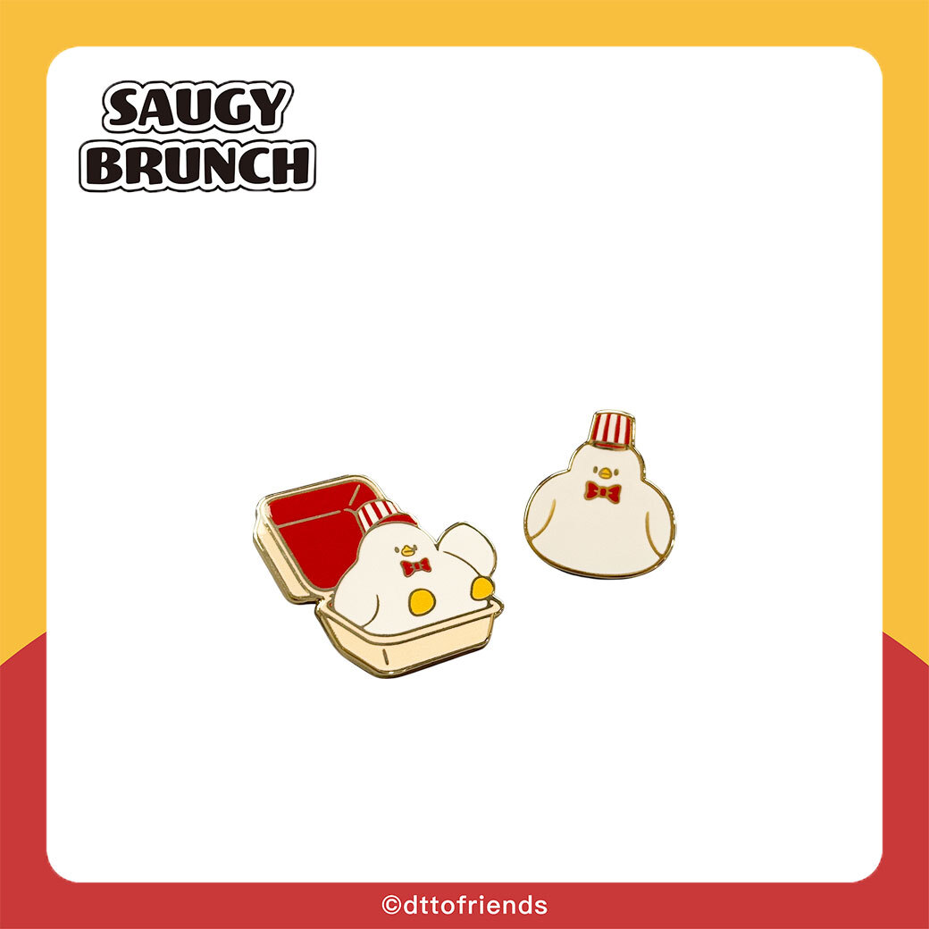 dtto friends-saugy brunch系列-金屬胸章組-Hoya