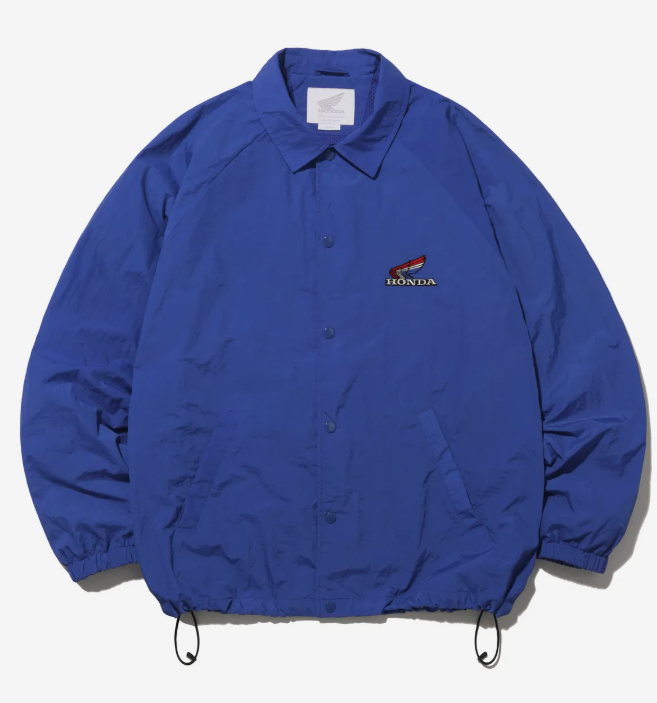 HONDA 本田 /  Wing Logo Coach Jacket_Blue / HFS1JK301DBL /  AUG25