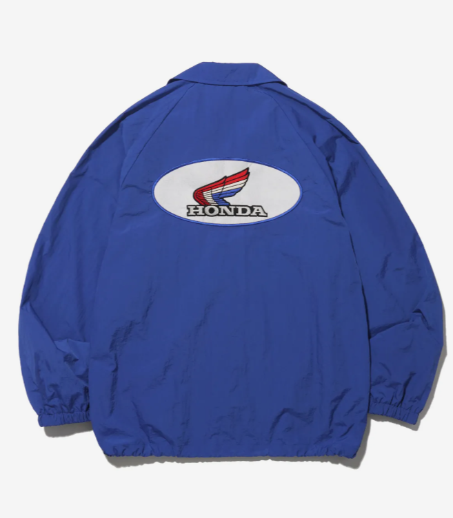 HONDA 本田 /  Wing Logo Coach Jacket_Blue / HFS1JK301DBL /  AUG25