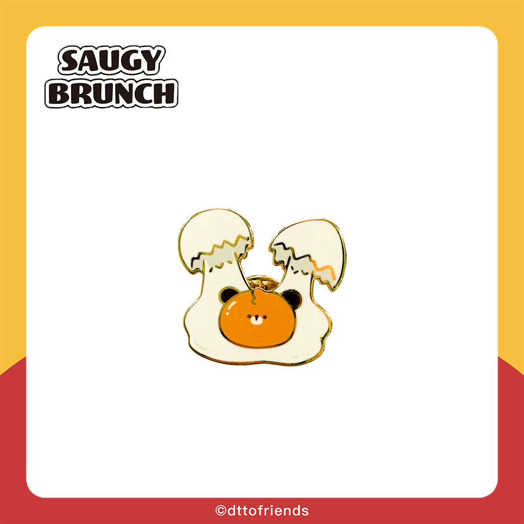 dtto friends-saugy brunch系列-金屬胸章組-Dinu