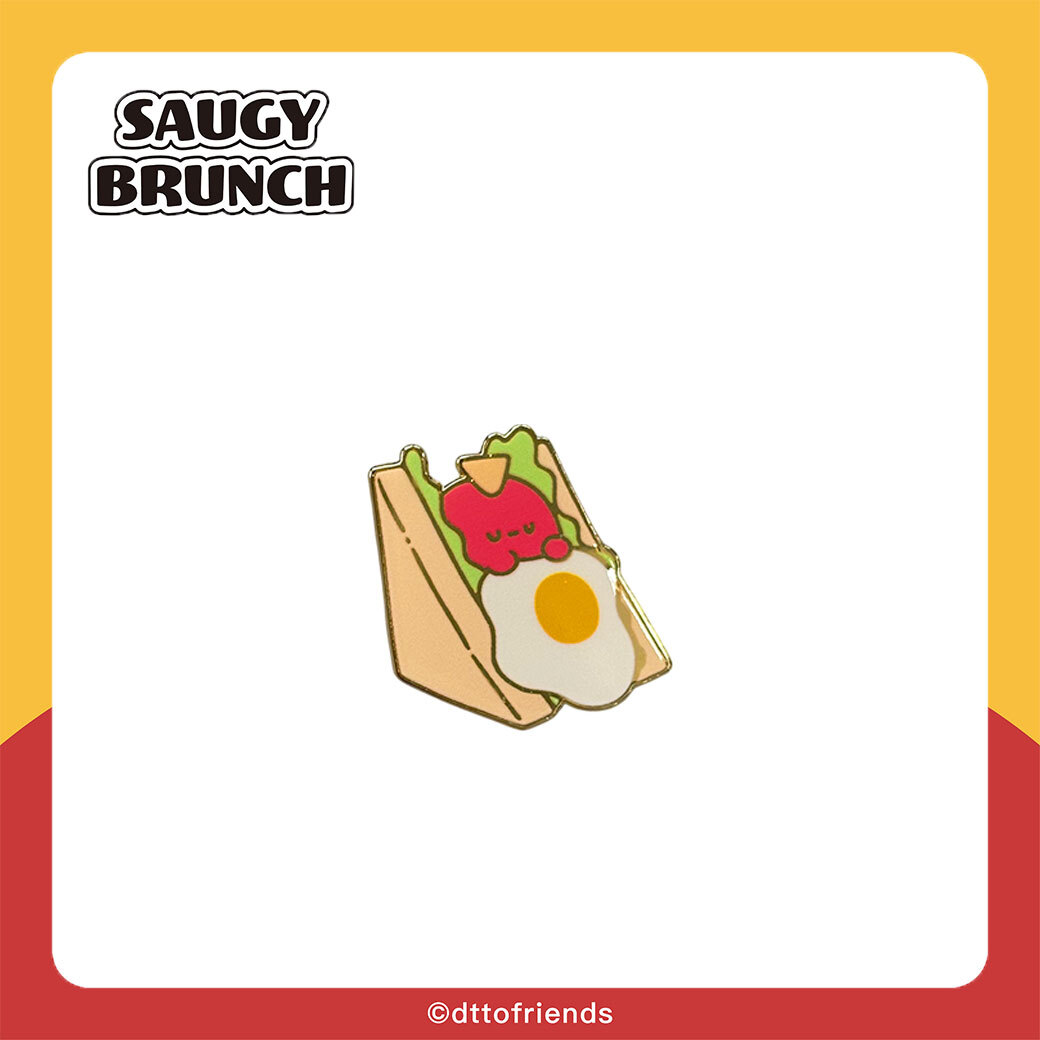 dtto friends-saugy brunch系列-金屬胸章組-Saugy
