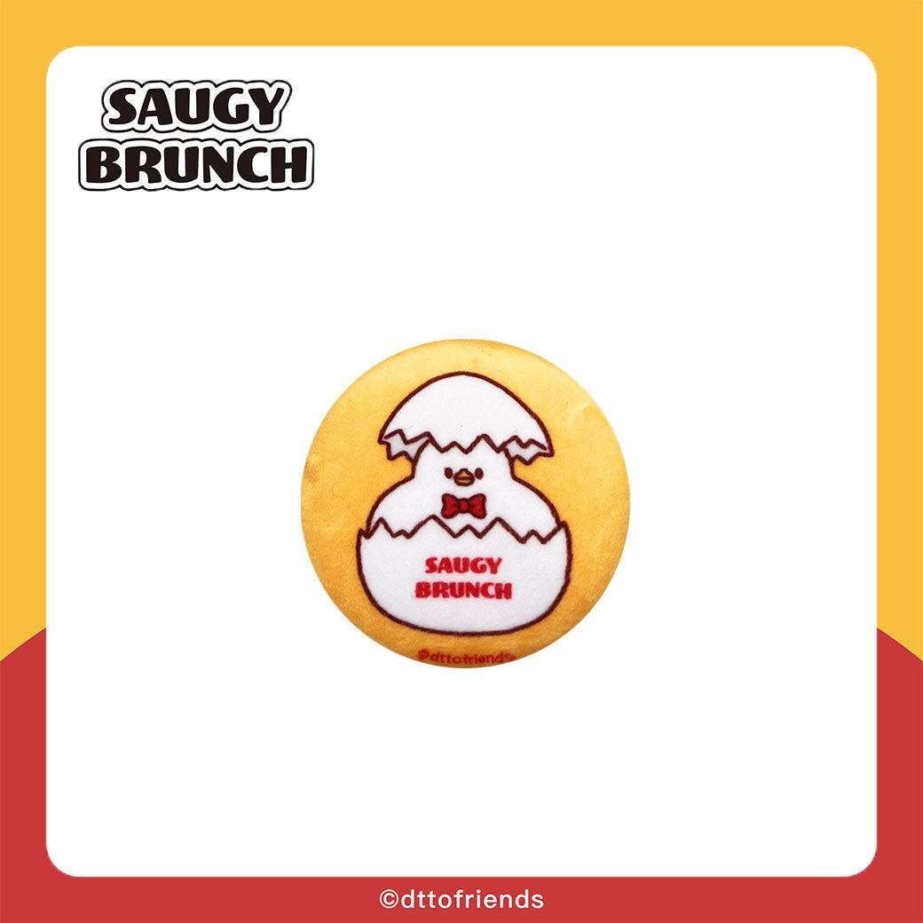 dtto friends-saugy brunch系列-絨毛徽章-盲抽(共6款)