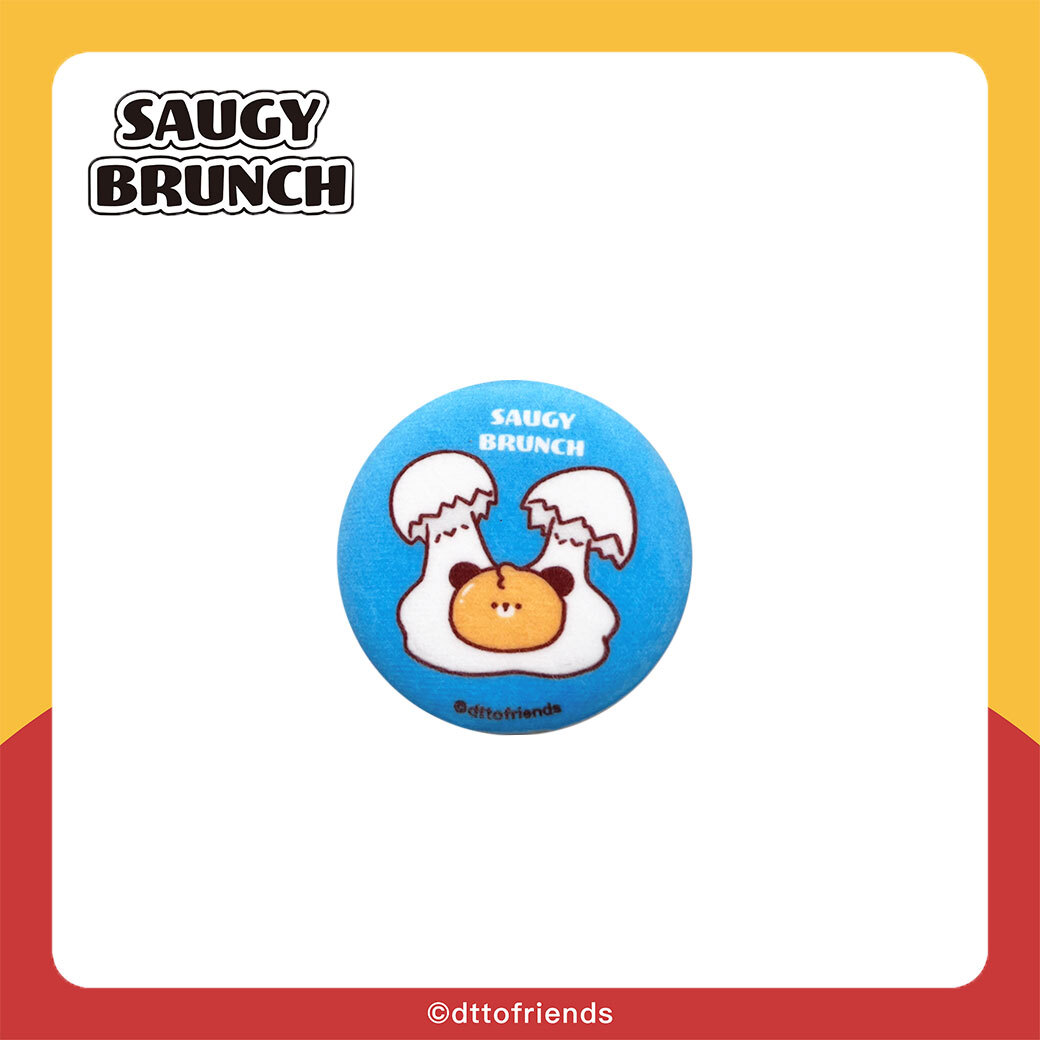 dtto friends-saugy brunch系列-絨毛徽章-盲抽(共6款)